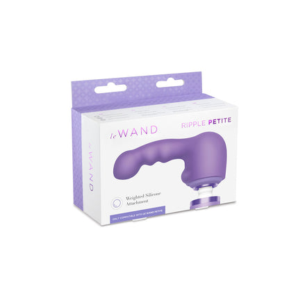 Ripple Weighted Silicone Petite Wand Attachment - Le Wand Textured Devotion
