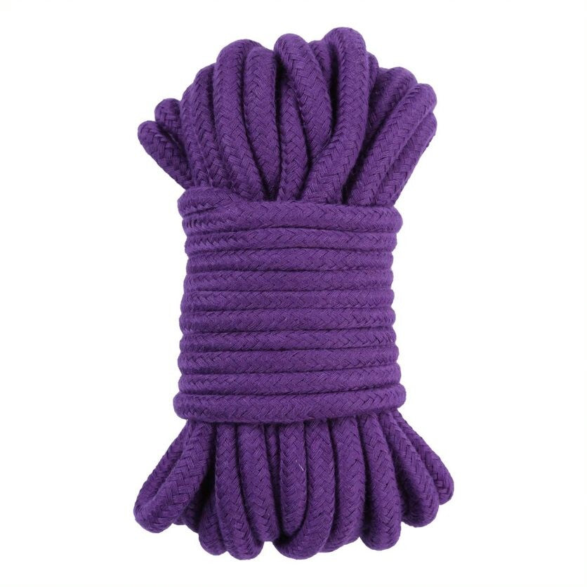 Me You Us Tie Me Up Soft Cotton Rope 10 Metres Purple - Natural Devotion