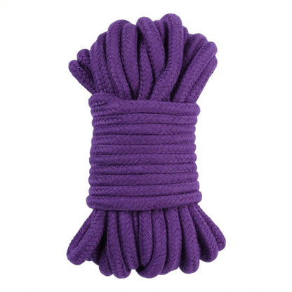 Me You Us Tie Me Up Soft Cotton Rope 10 Metres Purple - Natural Devotion
