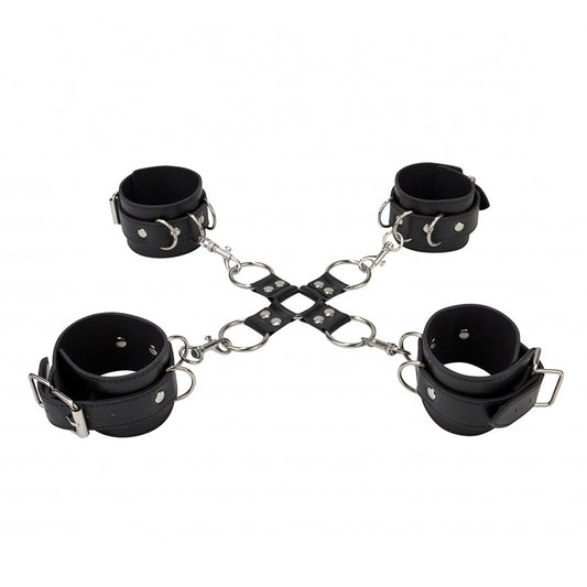 Ouch Leather Hand & Leg Cuffs - Quality Devotion
