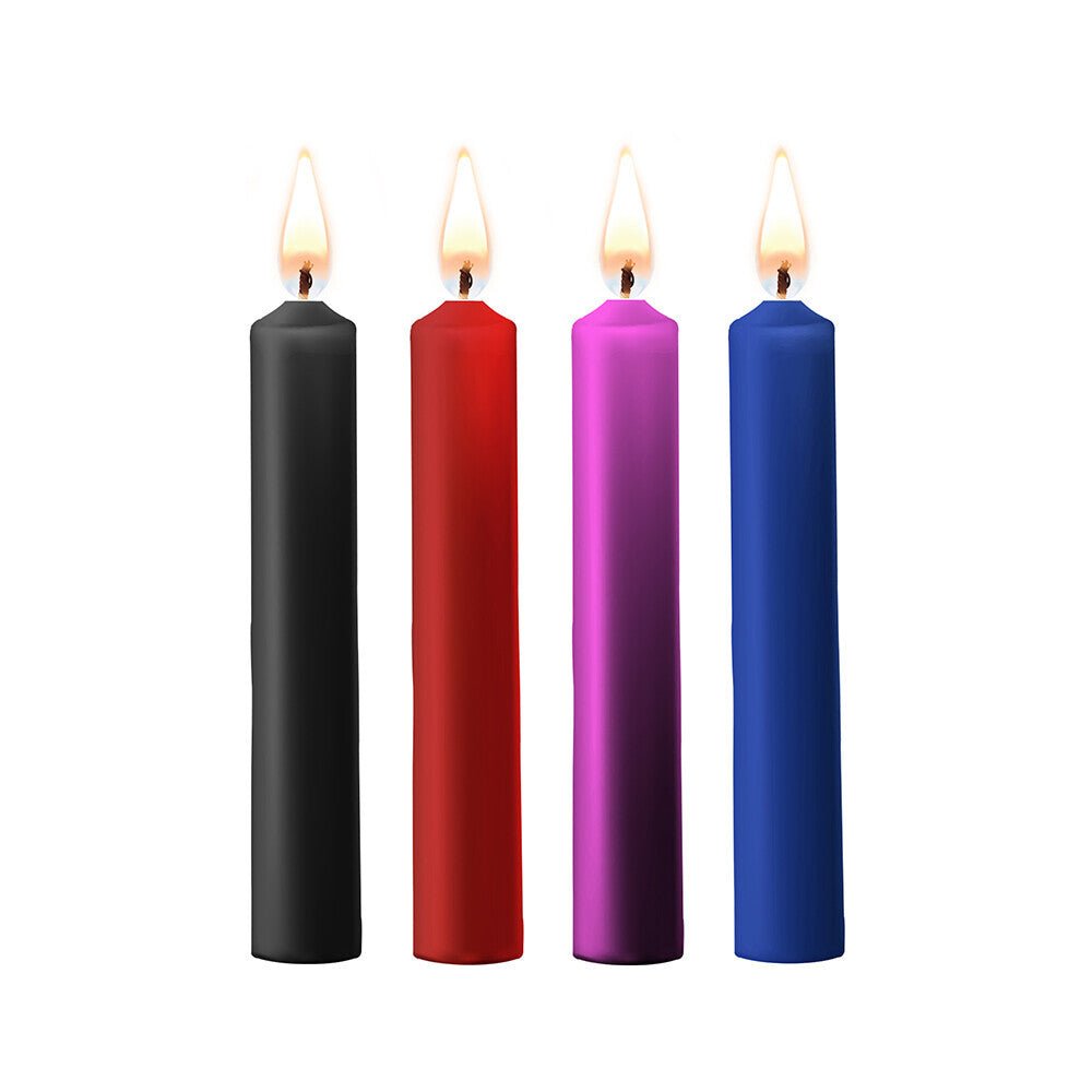 Low Temperature Wax Play Candles 4-Pack - BDSM Devotion