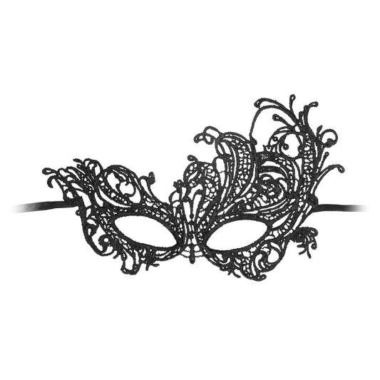 Ouch Lace Eye Mask Royal - Venetian Laser-Cut Black Lace Mask