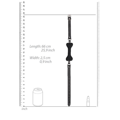 Ouch Silicone Bone Gag Puppy Play 62.5cm - Obedience Training Devotion