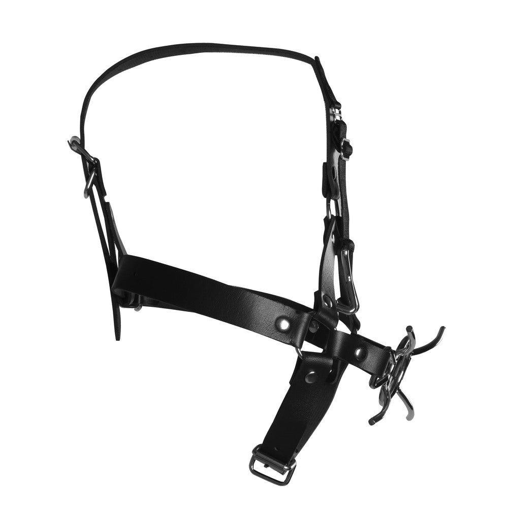 Ouch Xtreme Head Harness Spider Gag Nose Hooks - Extreme Submission