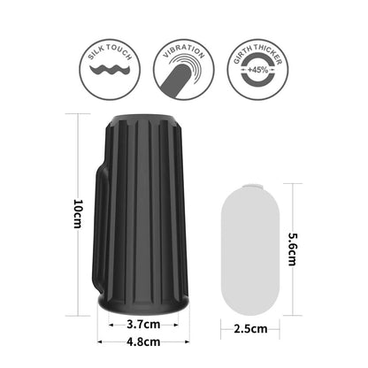 Lovetoy Ridge - Vibrating Cock Ring & Scrotum Sleeve for Couples