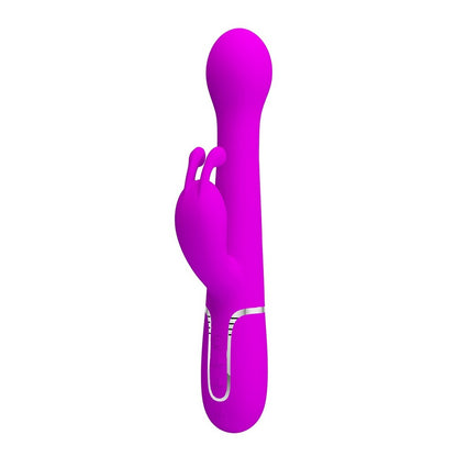 Pretty Love Dejon Rabbit Vibrator 8.90" - Thrusting Rotating Purple Bunny