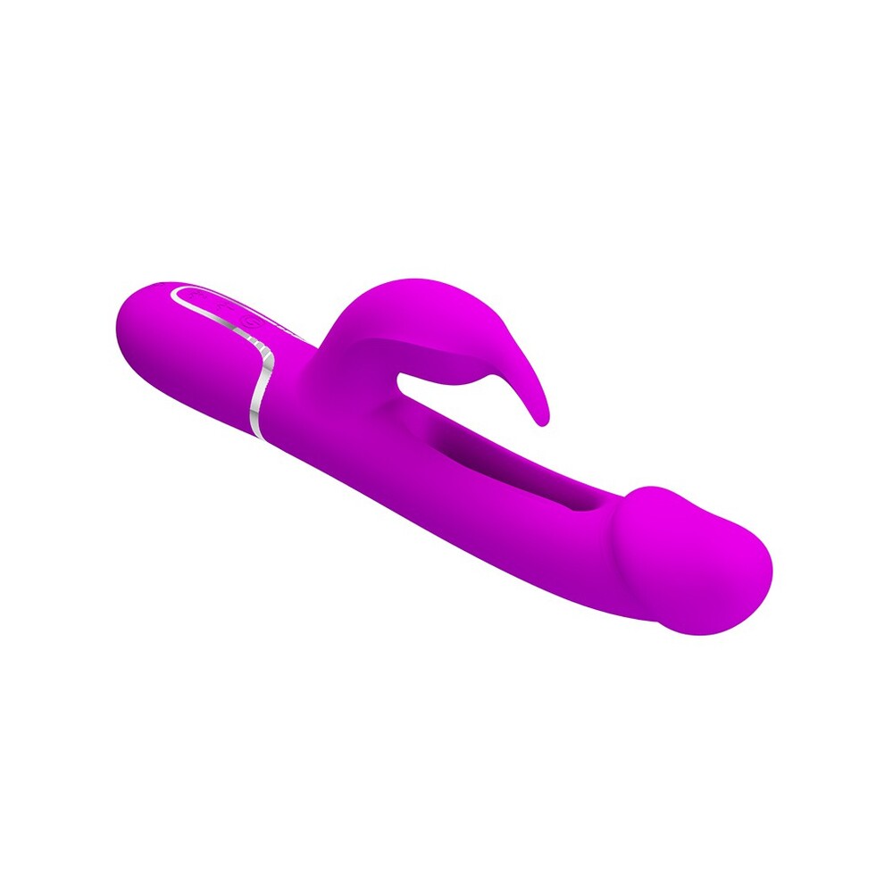 Pretty Love Kampas Rabbit Vibrator 9" - 3-in-1 Rotating Purple Bunny