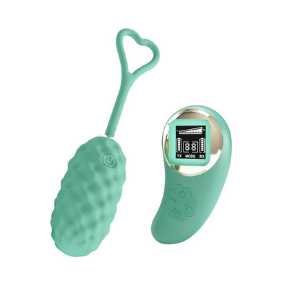 Pretty Love Vivan Remote Control Egg Vibrator Green - 10 Patterns 9 Speeds USB