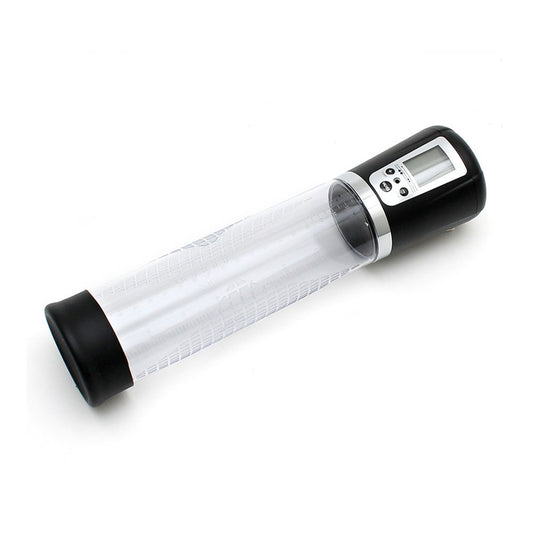 Rimba PPump PP04 Electronic Penis Enlargement System 12" Clear - 4 Suction LCD USB Elephant Ring