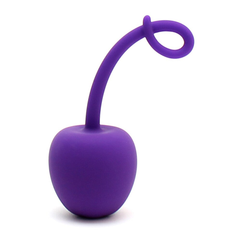 Paris Apple Shaped Kegel Ball 4" Purple - Silicone Phthalate-Free Pelvic Floor Pregnancy