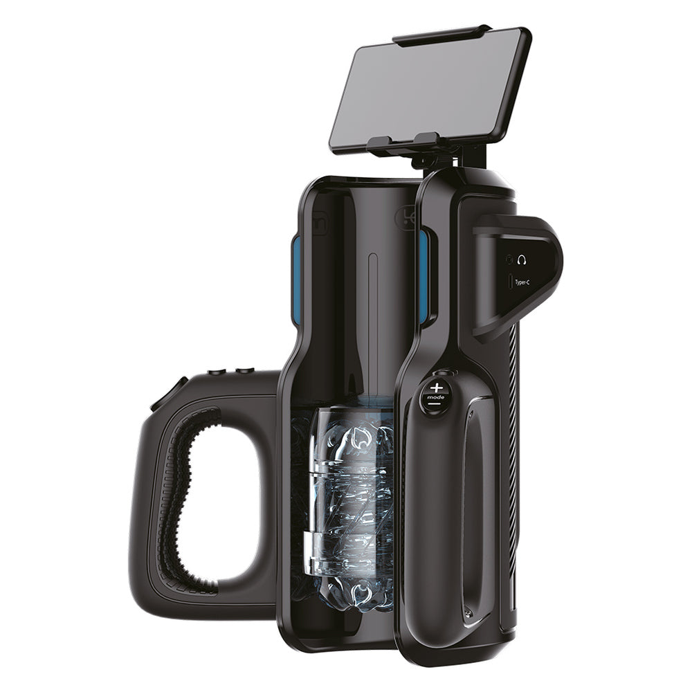 Leten Super Thrusting Masturbator with Phone Mount - Automated Thrusting Technology