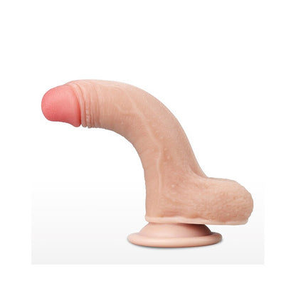 Lovetoy Sliding Skin Dildo 6.8" Flesh Pink - Dual-Layer Realistic TPE