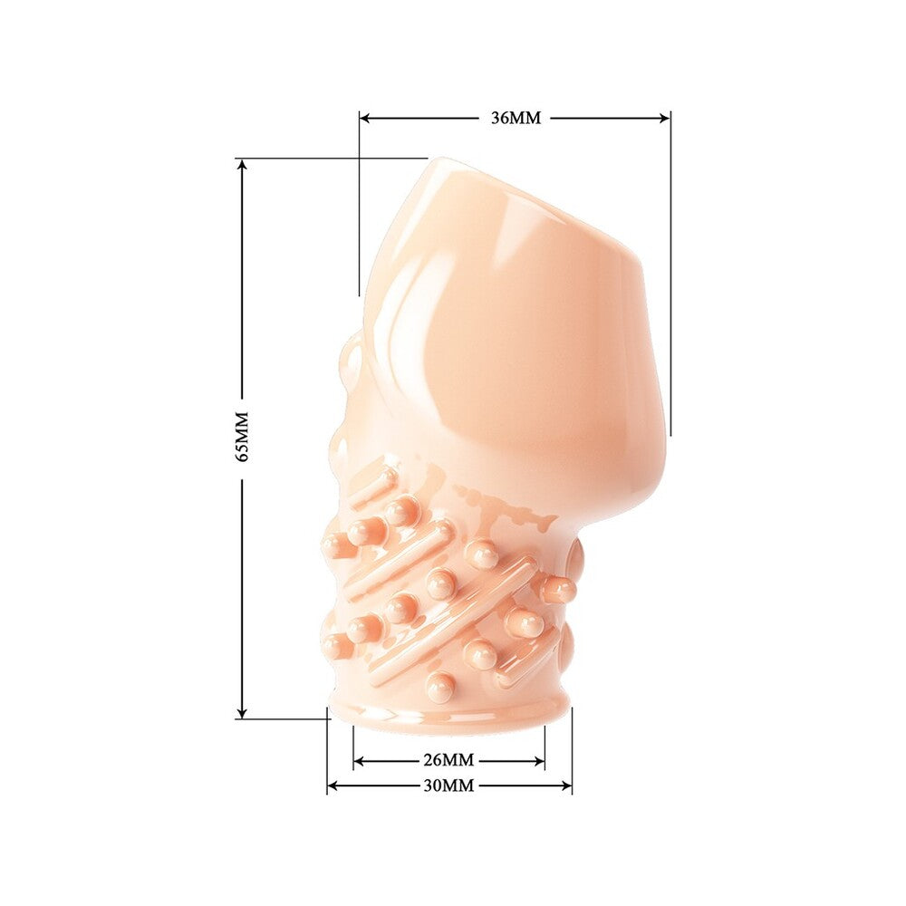 Matias Penis Sleeve Flesh Pink - Soft Stretchy Constricting Delay Ejaculation Rubber