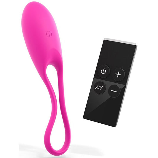 Love to Love Remote Control Egg 5.5" Pink - 10 Modes 10 Meters Waterproof USB Rechargeable