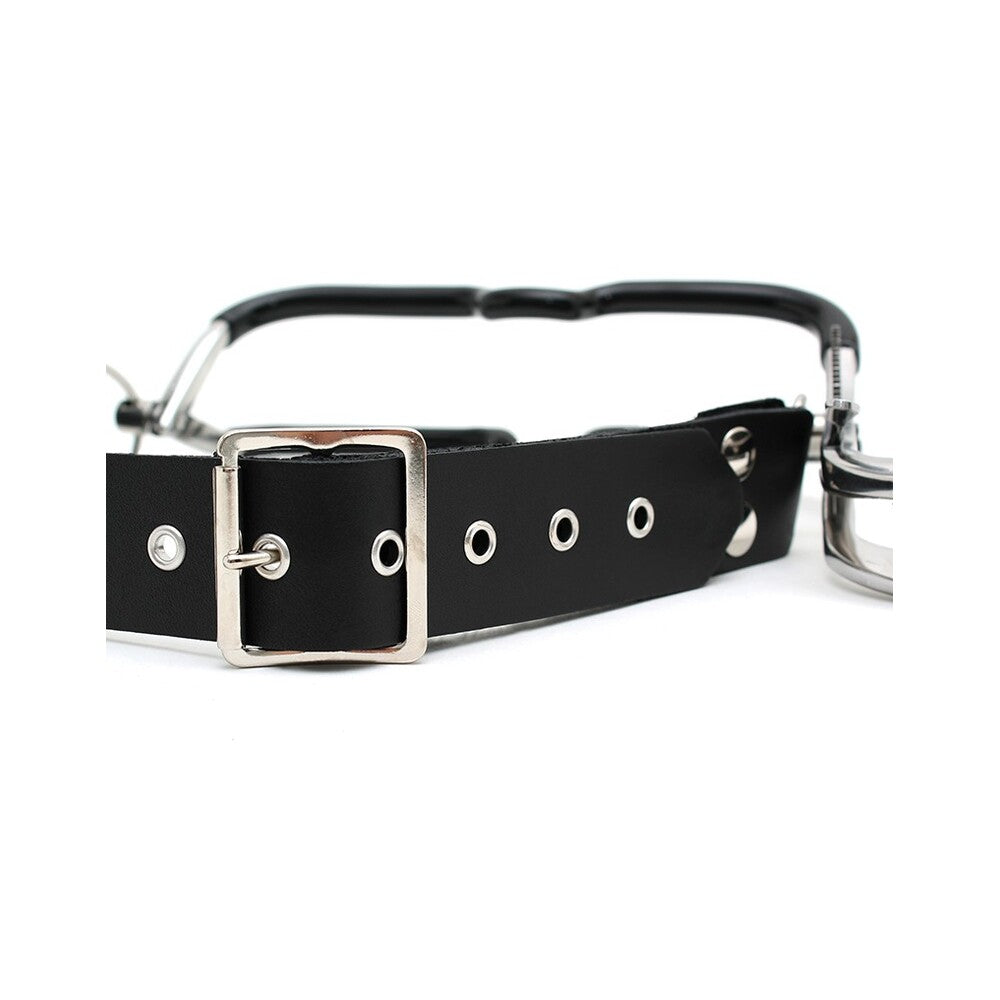 Rimba Jennings Mouth Clamp With Strap Black - Medical-Grade Ratchet Devotion