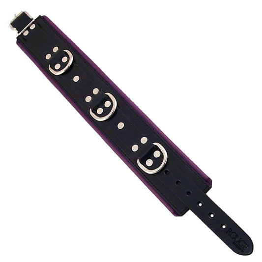 Rouge Black & Purple Padded Collar 16.5" - Crown Submission