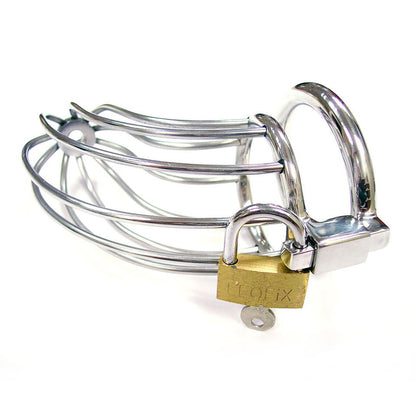 Rouge Stainless Steel Chastity Cage - Bestseller Devotion