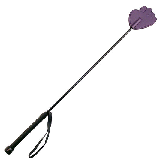 Rouge Hand Riding Crop Purple 23.5" - Crown Hand Discipline