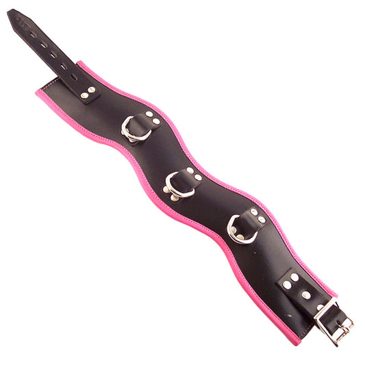 Rouge Black & Pink Padded Posture Collar 16.5" - Heart Posture