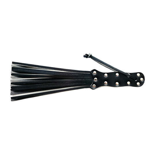 Rouge Leather Spiral Paddle 16" - Genuine Leather Flogger Devotion