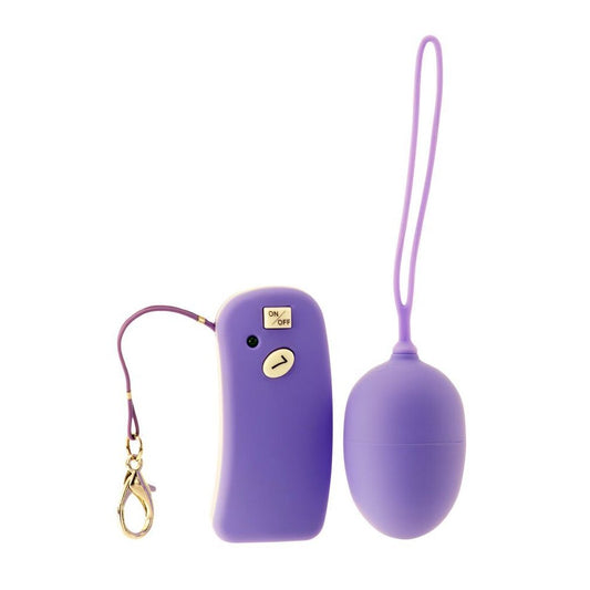 Me You Us Silky Touch Remote Controlled Vibrating Egg 2" Purple - 7 Functions Secret Pleasure