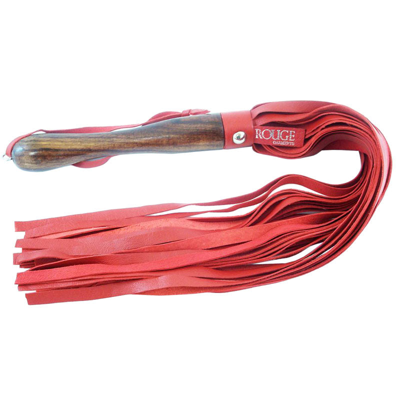 Rouge Wooden Handle Red Flogger 23" - Root Artisan