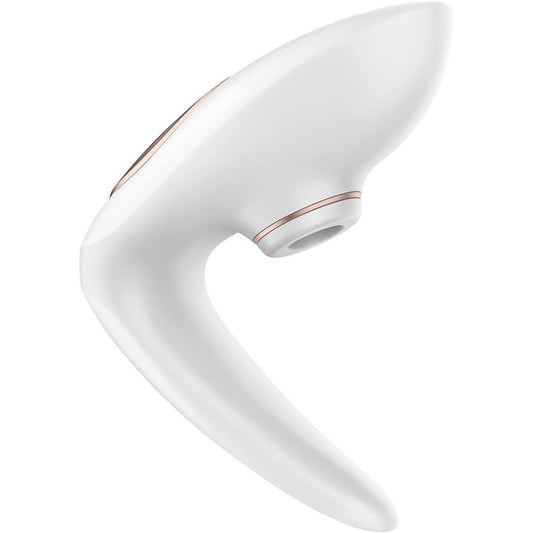 Satisfyer Pro 4 Couples Vibrator White - Dual Stimulation Pressure Wave