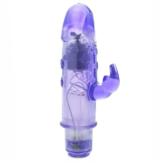 First Time Bunny Teaser Vibrator 6" - Velvety Soft Purple Rabbit