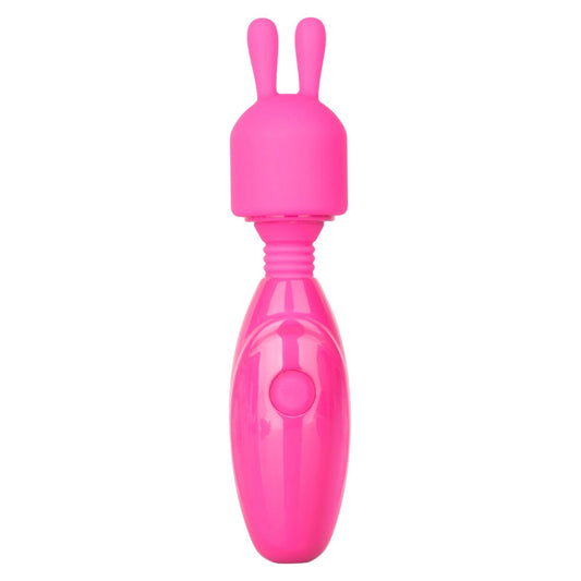 Tiny Teasers Rechargeable Bunny Vibrator 5" - Travel-Size Pink Wand