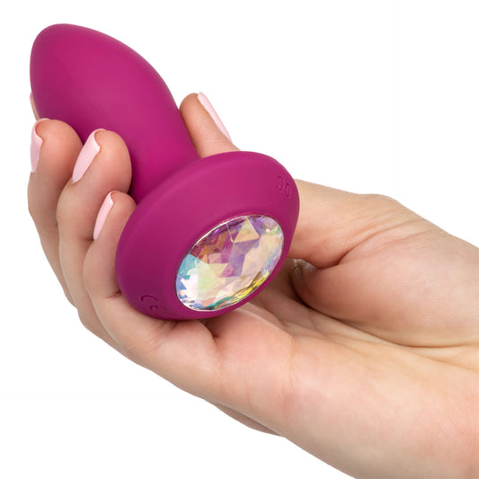 Power Gem - Vibrating Crystal Probe Butt Plug PETITE USB Rechargeable