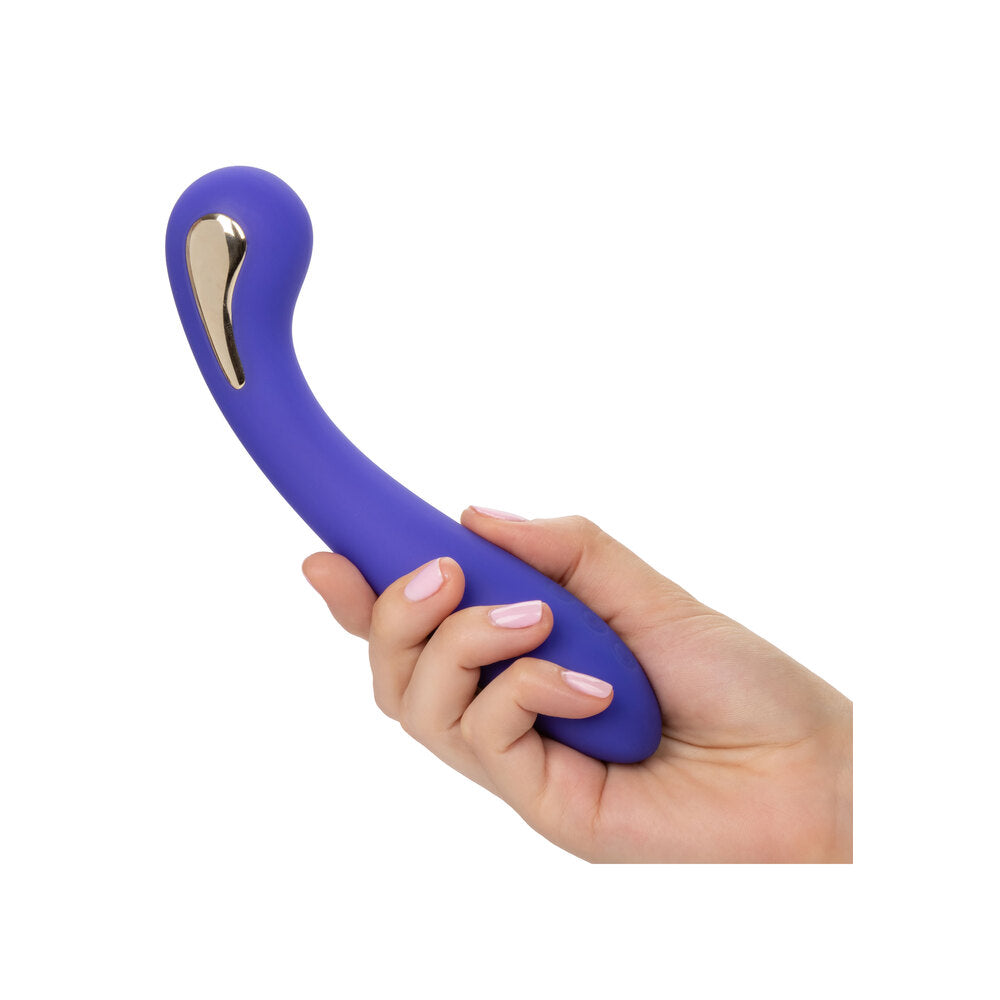 Impulse Intimate E-Stim Petite G Wand 7.5" Purple - 5 E-Stim 7 Vibration