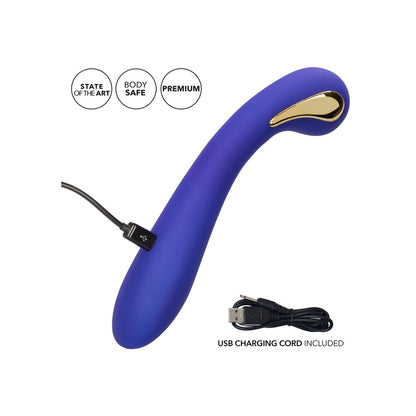 Impulse Intimate E-Stim Petite G Wand 7.5" Purple - 5 E-Stim 7 Vibration