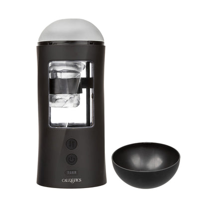 Bionic Power Stroker Masturbator 9.25" Clear - 7 Thrusting Functions USB Rechargeable