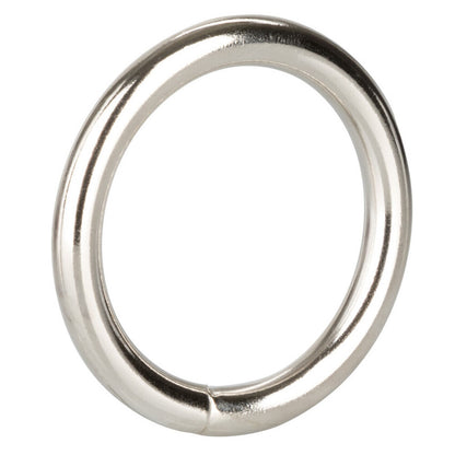 Medium Silver Cock Ring 1.5" - Sleek Metal Erection Enhancer
