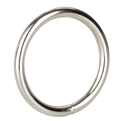 Large Silver Cock Ring 2" - Metal Erection Stamina Enhancer