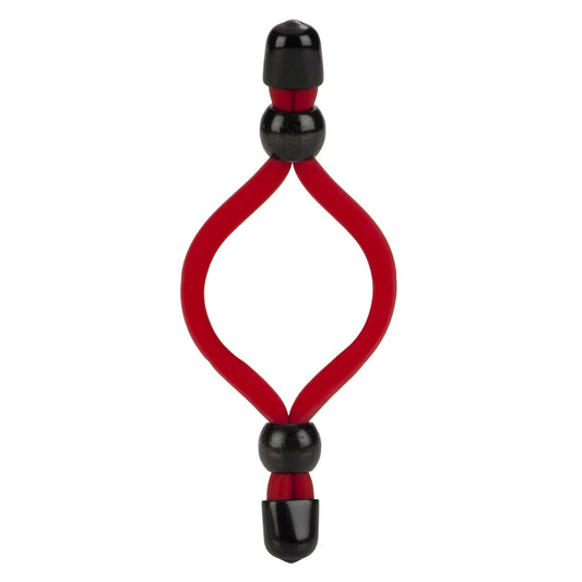Sean Michaels Love Ring Red - Fully Adjustable Toggle Beads Latex Stretchy