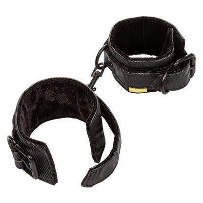 Boundless Wrist Cuffs Black - Fully Flexible Swivel Vegan Leather Double Padded