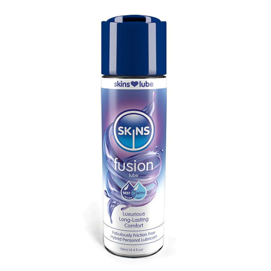 Skins Fusion Hybrid Silicone And Waterbased Lubricant 130ml - Best of Both Water-Soluble Friction-Free