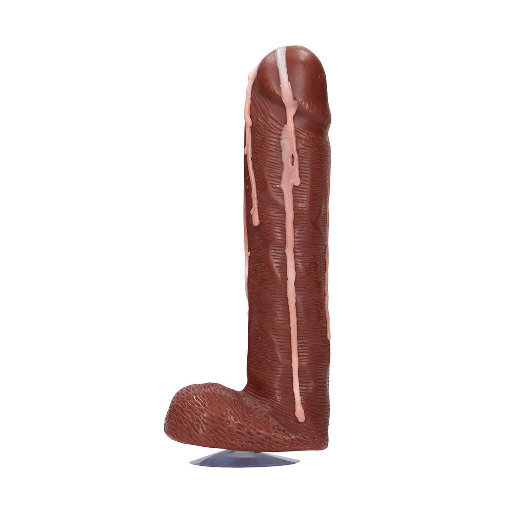 Dicky Soap With Balls Flesh Brown - Novelty Penis-Shaped Cleansing Bar 18cm