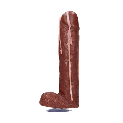 Dicky Soap With Balls Flesh Brown - Novelty Penis-Shaped Cleansing Bar 18cm