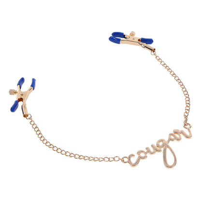 Sportsheets Cougar Nipple Clamps - Adjustable Chain Clamps