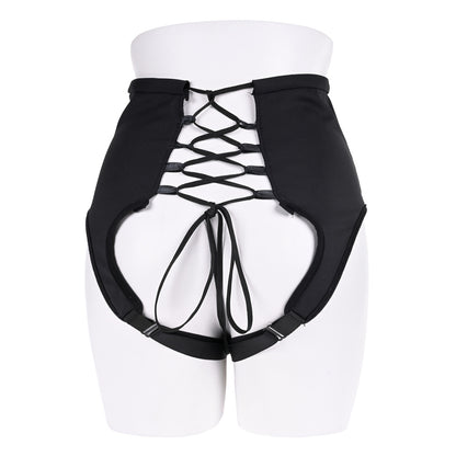 High Waisted Corset Strap-On Harness - Sculpted Power