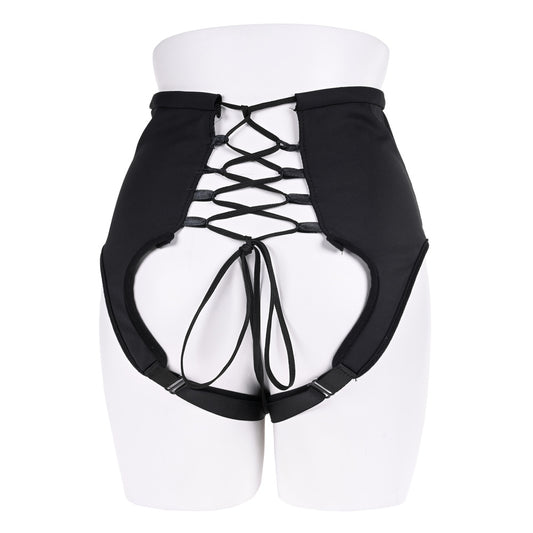 High Waisted Corset Strap-On Harness - Sculpted Power