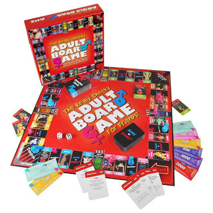 The Really Cheeky Adult Board Game - Naughty Fun for 2-8 Players