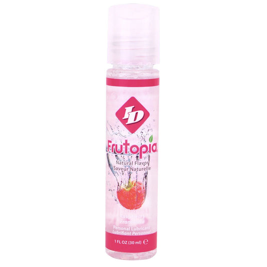 ID Frutopia Raspberry Flavoured Lubricant 30ml - Travel Raspberry