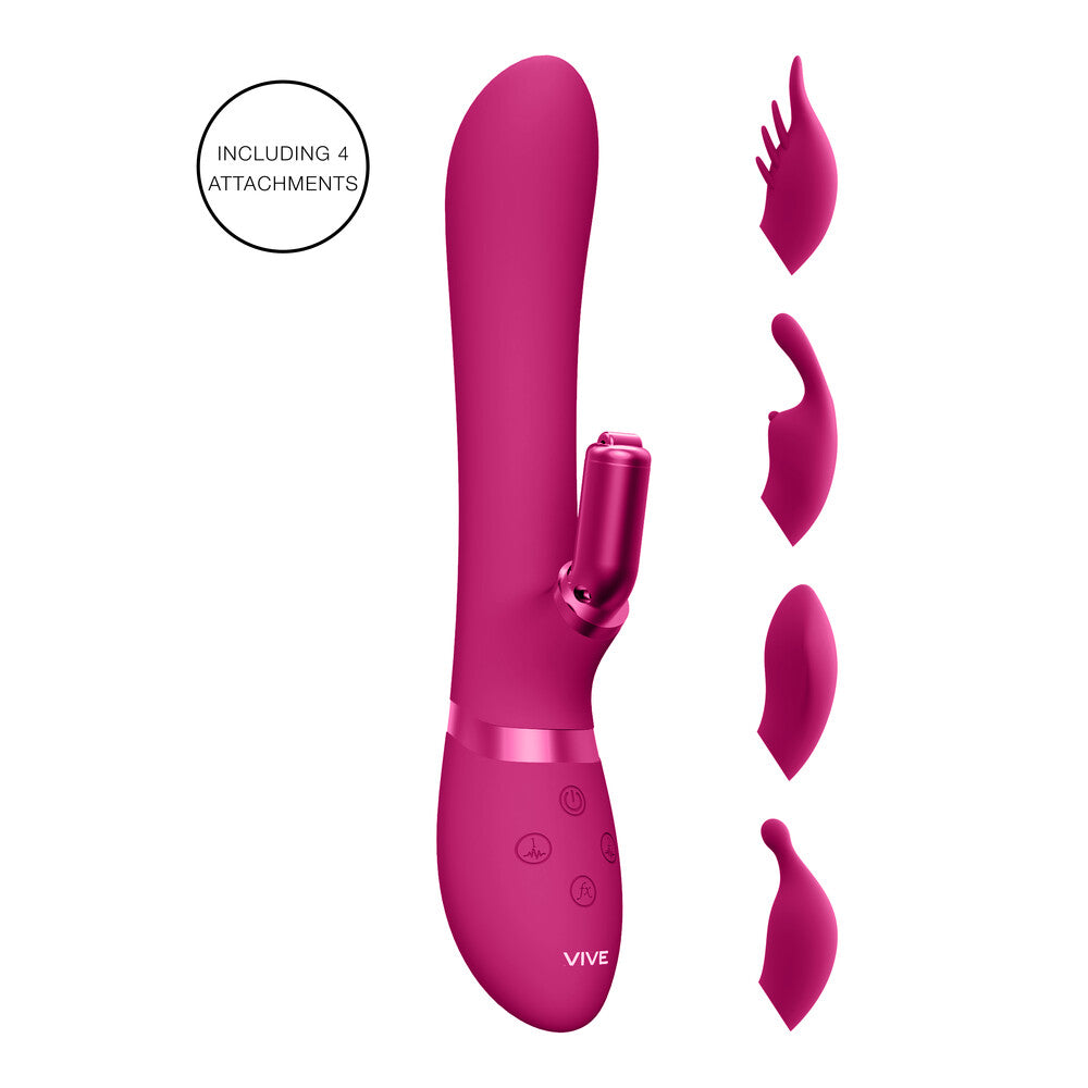 Chou Double Action Interchangeable Rabbit Pink - Vive Versatile Devotion