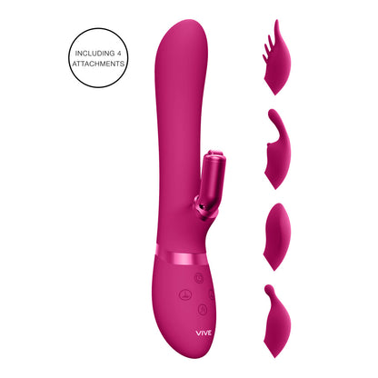 Chou Double Action Interchangeable Rabbit Pink - Vive Versatile Devotion