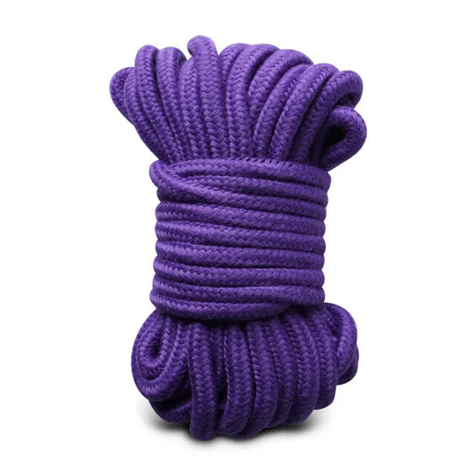 Cotton Bondage Rope Purple 10 Metres - Silky Soft Strength Rope