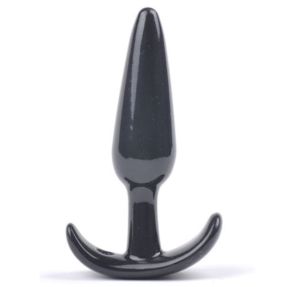 Small Tapered Black Anal Plug 4.7" - Beginner-Friendly Flared Base