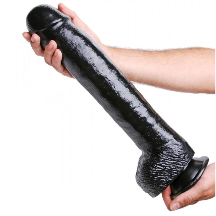 The Black Destroyer - Extreme 16.5 Inch Suction Cup Dildo